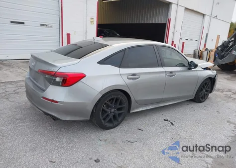 2022 Honda Civic Sport из США, поврежденный, VIN 2HGFE2F51NH586965